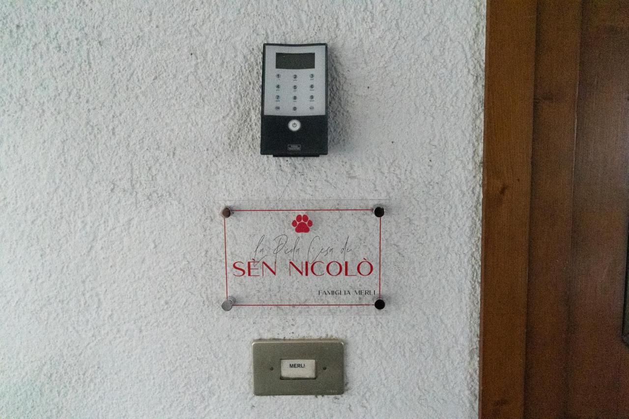 La Picola Cesa De Sen Nicolo Apartman Mazzin Kültér fotó